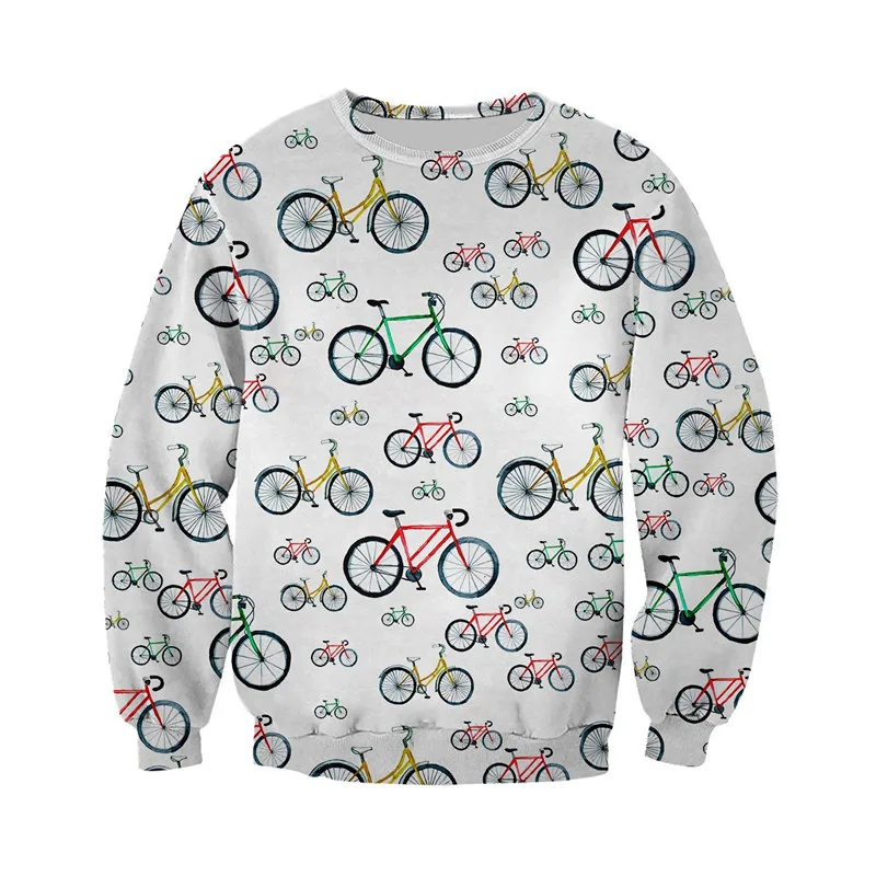 Fashion 3D Printed Bicycle Hoodie Sweatshirt Zipper hoodie Unisex Harajuku Casual Jacket Streetwear LMS024