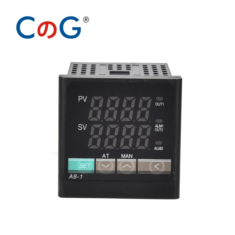 CG A8-1 48*48mm Multy/TC Input K E J PT100 220V 4-20mA Voltage PID Adjustable Output SSR Relay 1300℃ Temperature Controller