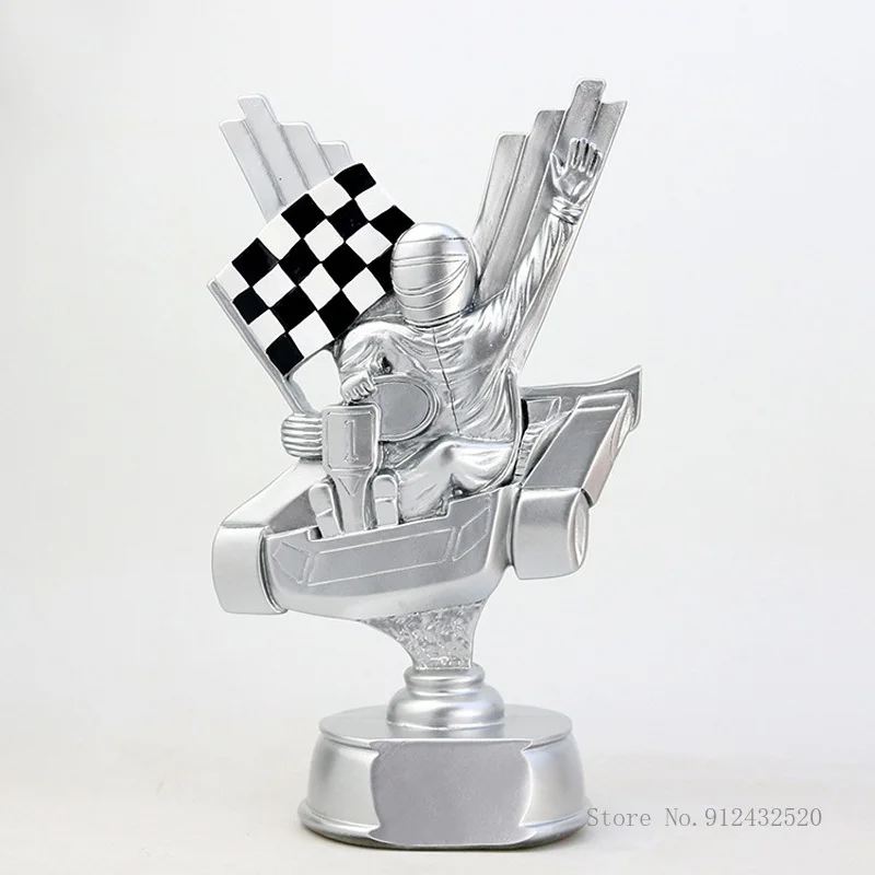 Resin Sports Award Trophy, Souvenir, Crafts, Creative, Balance, Car, Kart, General, Ornaments