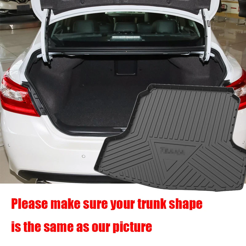 For Nissan Altima Teana L33 2013 To 2018 Durable Boot Carpets Washable Trunk Storage Mat Rollable Back Box Cushion Easy Mounting