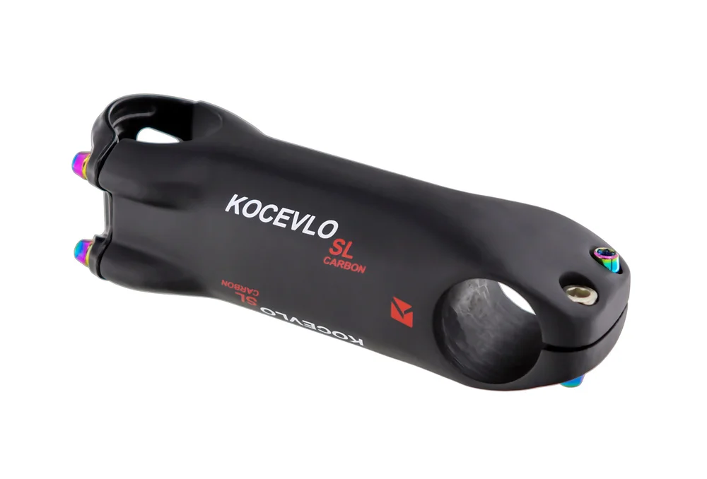 KOCEVLO SL SPEED T800 Carbon Stem 6Degree 28.6/31.8MM Carbon Road Bike Stem MTB Bicycle Stems Positive Negative Cycling Parts