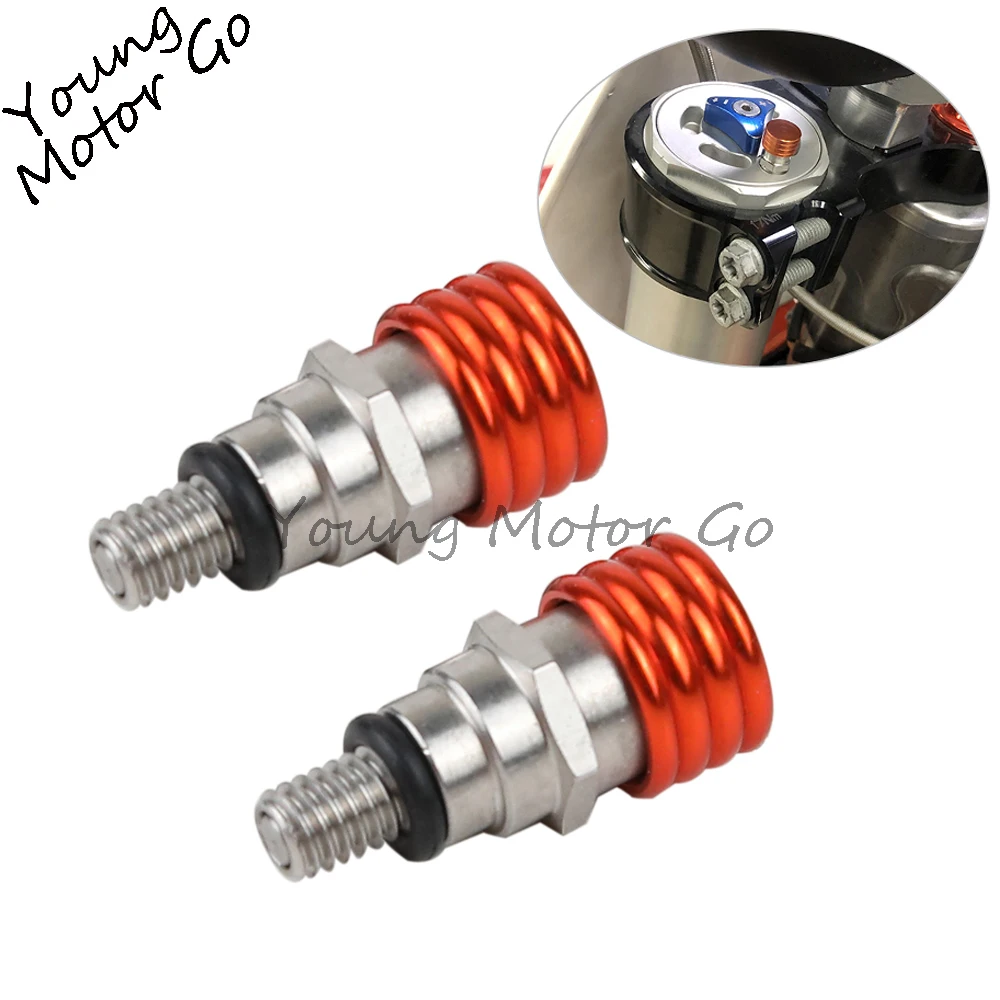 M4*0.7 Screw Fork Air Bleeder Relief Valve For Motorcycle Motocross K tm SX SXF EXC SMR SMCR 50 150 200 250 350 Dirt Pit Bike