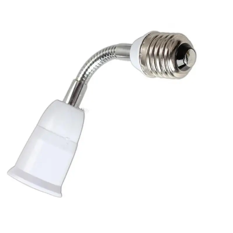 good quallity 1Pc Adapter Socket BaseType Extension Extend LEDlight Bulb lamp Holder Converters Flexible E27 to E27 16cm Length