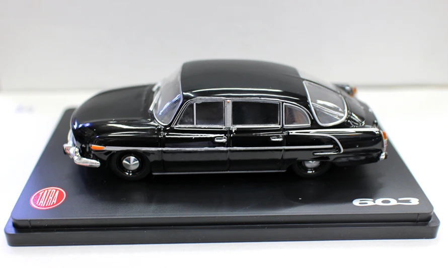 New 1/43 Tatra 603 1969 Black By AbrRex Scale Model Cars Diecast Matel for collection gift