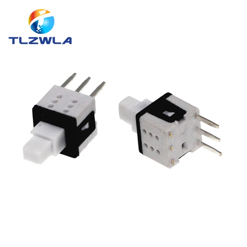 10pcs 5.8*5.8mm Self Locking Push Tactile Power Micro Switch Kit 2 3 6 Pin Button Switches 5.8x5.8