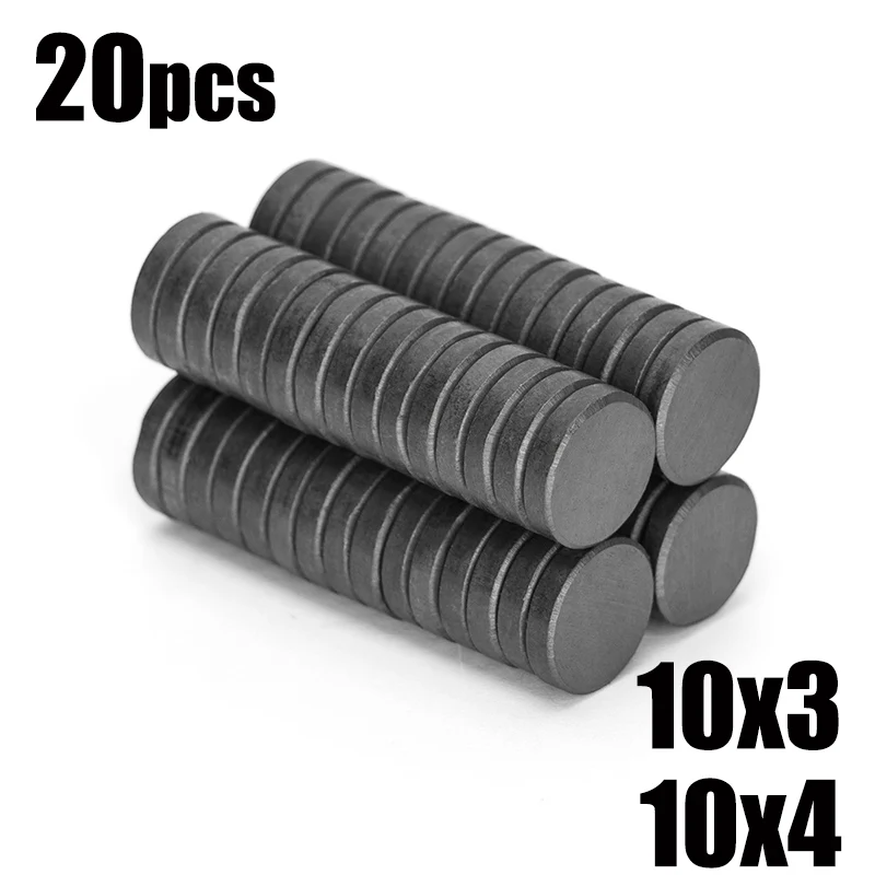 10x4mm 10x3mm 8x3 8x4 Black Round Magnet Fridge Ferrite Magnet Round Speaker Magnet Permanent Magnet