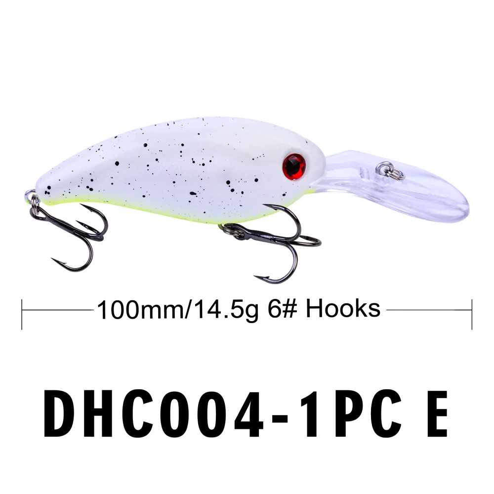 10 cm 14,5 g Crankbait Lange Lippen Angeln Köder Schwimmende Bionic Wobbler Kurbel Köder Künstliche Köder Harten Köder 3D augen Minnow Bass Köder – Detail 5