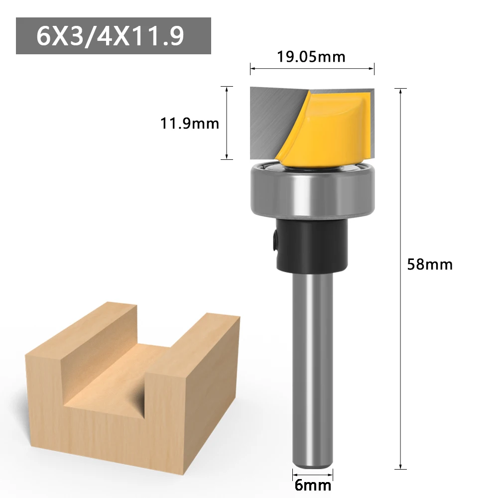 Imagem -04 - Peça Broca de Encaixe Modelo para Roteador de Dobradiça w x 16 h1 mm Cortador para Ferramentas de Marcenaria Haste 1