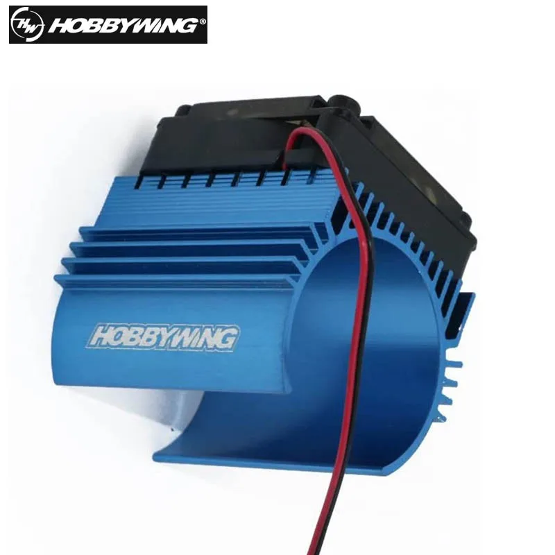 

100% Original Hobbywing 1: 8 RC Car Motor Radiator + 5V Cooling Fan Assembly Suit for Hobbywing 4465 3665/3674 Motor