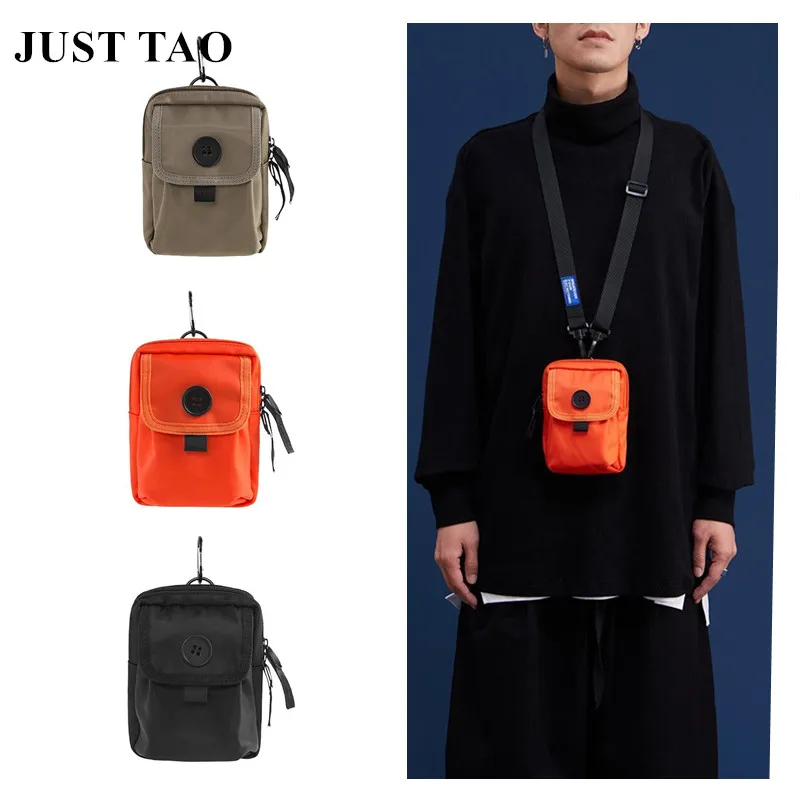 Just Tao!  Special design shoulder phone bags Boys Men's Fashion trend  Cool Crossbody Bags Messenger purse Teenagers Bag  JT131