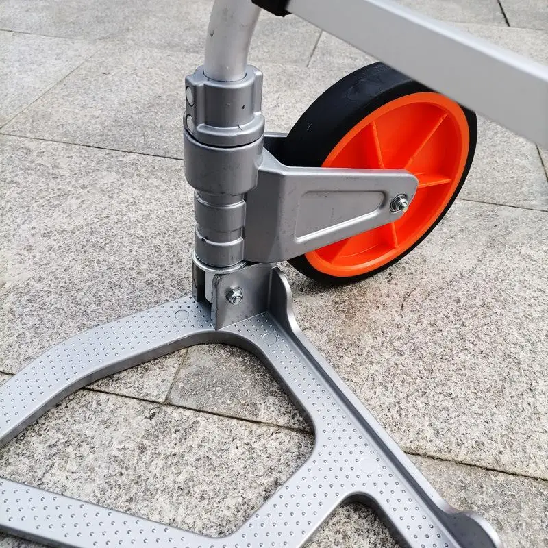 Gấp Di Động Cần Kéo Xe Đẩy Xe Đẩy Tải Trọng Xe Tải Nhà Mua Sắm Rau Xe Ngoài Trời Hành Lý Xe Kéo