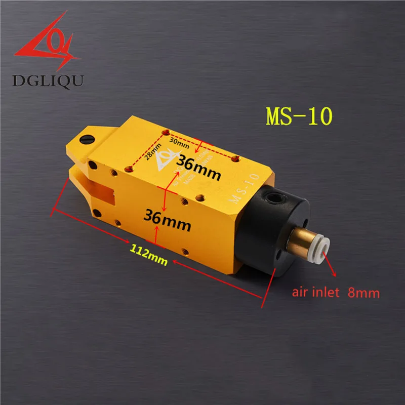 

DGLIQU Pneumatic scissors MS-10-F3S air shear manipulator shears copper iron plastic nozzle