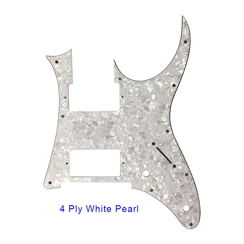 Xinyue Guitar Parts For 10 Hole Screws MIJ Ibanez RG350DX Guitar Pickguard Humbucker HH Pickup Scratch Plate,Many Colors