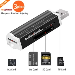 USB 2.0 Micro SD Card Reader for Micro SD Card TF Card Adapter Plug and Play for Laptop Desktop pc