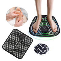 Electric EMS Foot Massager Pad Wireless Feet Muscle Stimulator Massage Mat Relieve Pain ABS Physiotherapy Foot Vibrate Massage