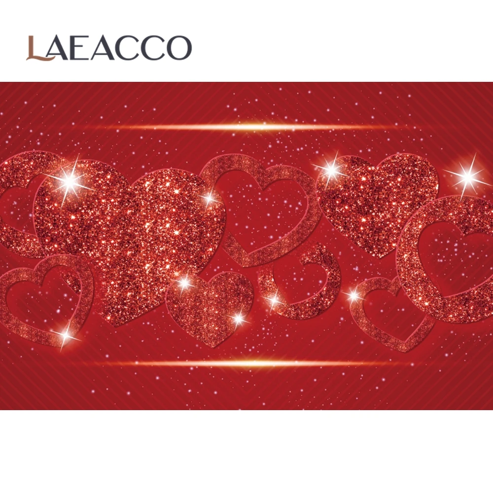 Laeacco พื้นหลังภาพวันวาเลนไทน์ Love Heart ดอกไม้เด็กทารกถ่ายภาพฉากหลังสำหรับ Photo Studio