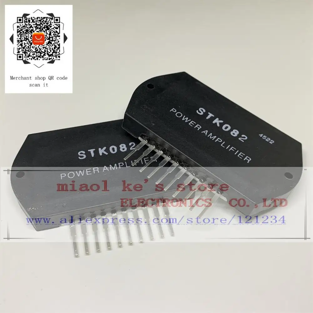 100% New original: STK082 STK-082 - Mono Audio Power Amplifier Thick Film Circuit Power Module IC