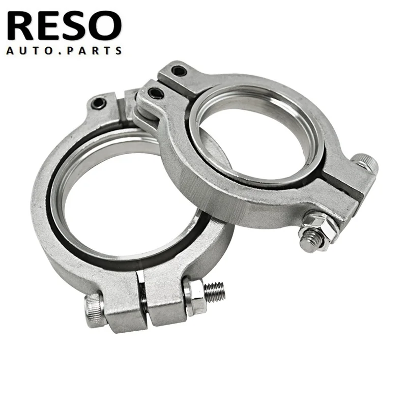 

RESO--V Band Clamp Set Kit W/ Screws Nuts and Seals Fit for Tial 44mm wastegate