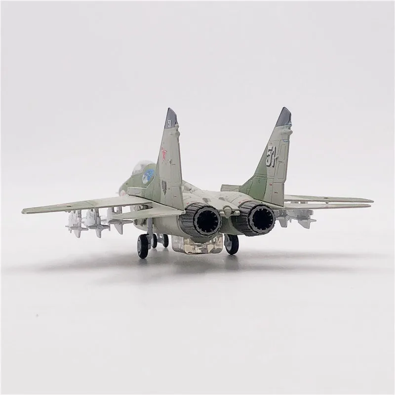 Jason TUTUAircraft Plane model 1:100 Russian Air Force MiG-29 airplane Alloy model diecast 1:100 metal Planes