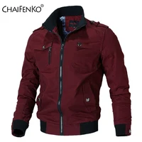 Chaqueta Bomber para hombre, chaqueta cortavientos informal a la moda, abrigo para hombre, primavera y otoño, nuevas prendas de vestir, chaqueta ajustada con soporte sólido para hombre