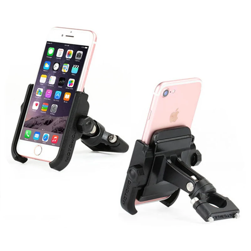 

Aluminum alloy Bicycle Motorcycle Phone Holder stand Adjustable Cycling Bike motorcycle Handlebar Mirror phone support Mount