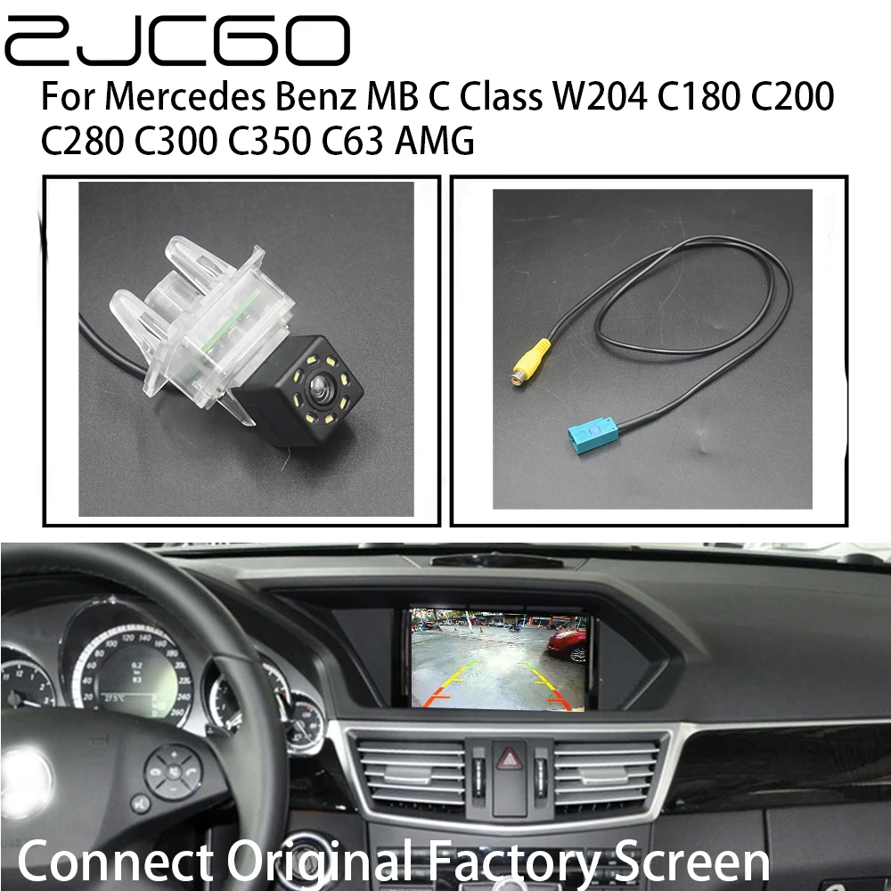 

ZJCGO Car Rear View Reverse Back Up Parking Camera for Mercedes Benz MB C Class W204 C180 C200 C280 C300 C350 C63 AMG