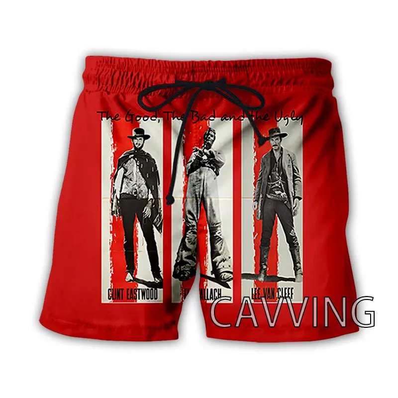 CAVVING 3D Printed  The Good The Bad The Ugly  Summer Beach Shorts Streetwear Quick Dry Casual Shorts Sweat Shorts for Women/men