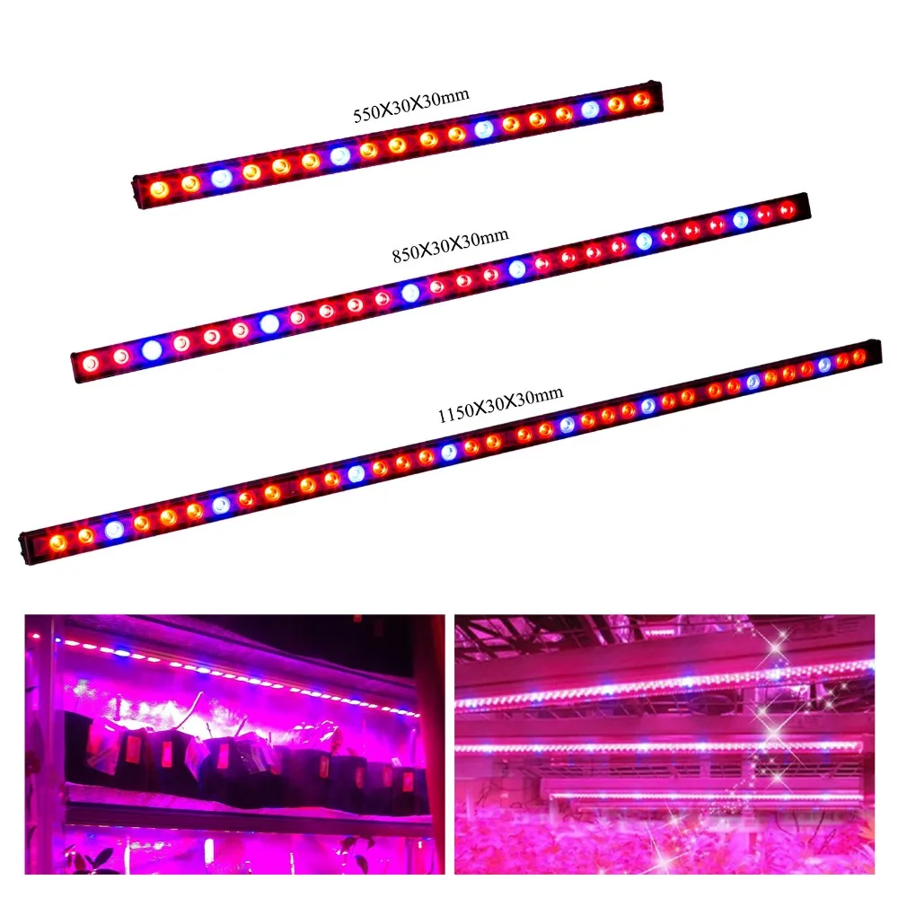 54W/81W/108W Waterproof Led Grow Light Bar strip lamp for Greenhouse Hydroponics Indoor  Commercial Plant Veg Flower Grow Tent