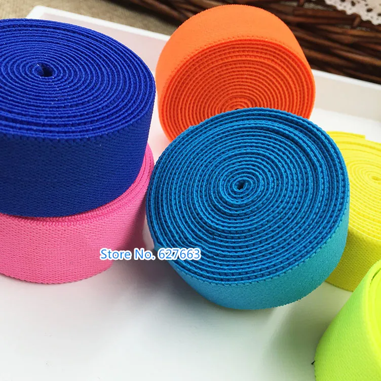 Color woven baby trousers rubber band elastic band flat thick elastic soft elastic band diy clothing accessories