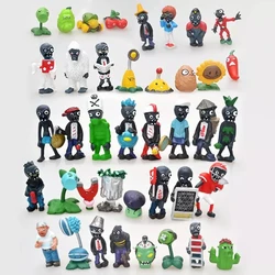 8pcs/lot Plants vs Zombies Figures Toys PVZ Plants and Zombies PVC Action Figure Model Toy Kids Children Gifts