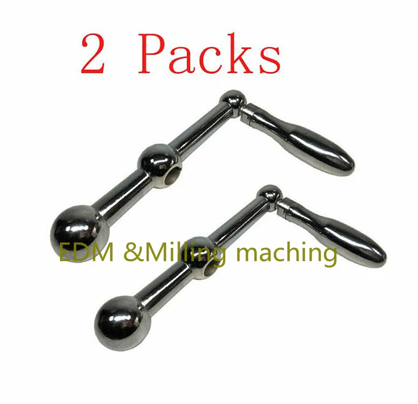 

2Set Milling Machine CNC Handle Safty Ball Fixed Handle Vertical For Bridgeport Mill Tool