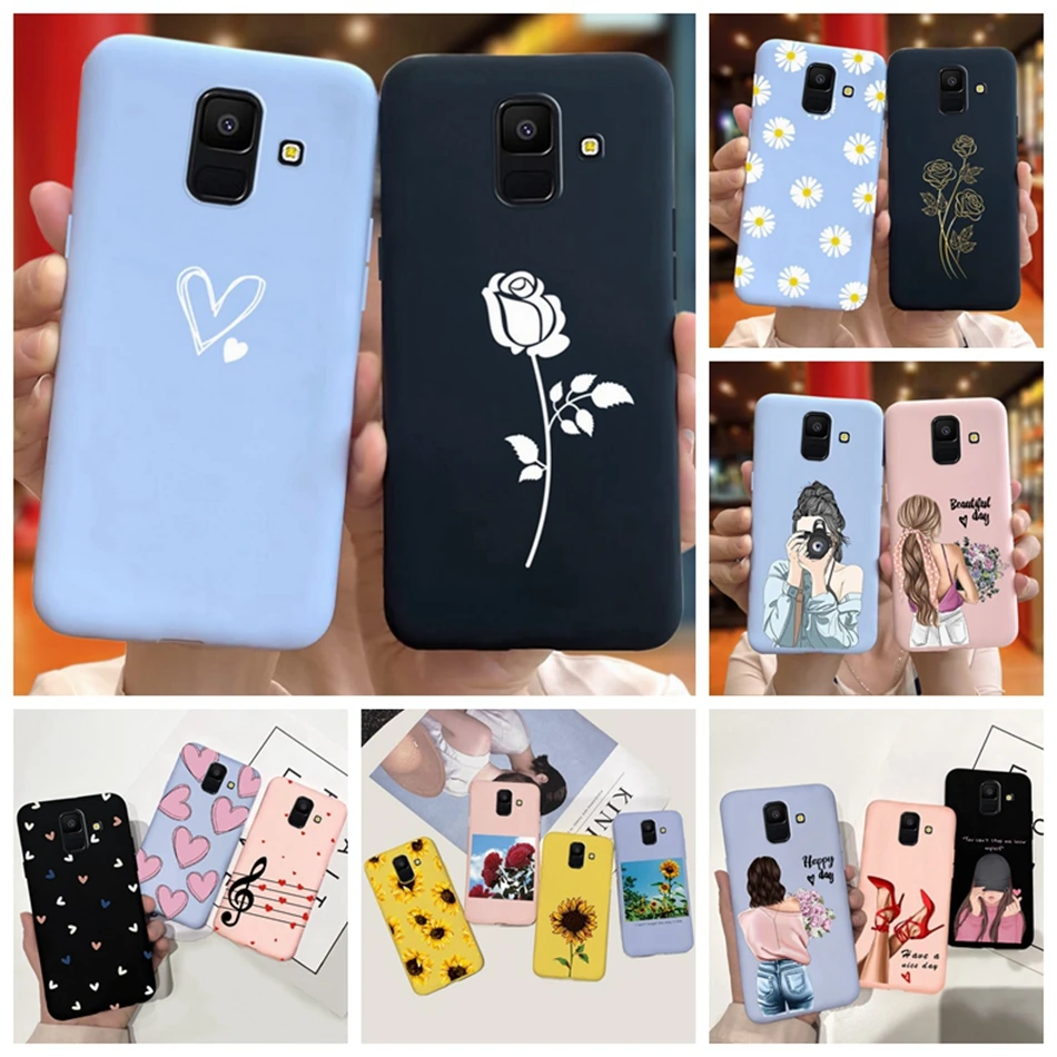 Phone Case For Samsung Galaxy A6 2018 Cases Samsung A6 Plus 2018 Cover Soft SIlicone For Coque Samsung A6 A 6 A6Plus 2018 Bumper