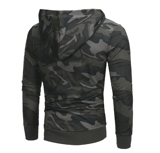 Sweat-shirt à capuche de Camouflage militaire pour hommes, streetwear décontracté, Hip Hop, printemps automne 2020