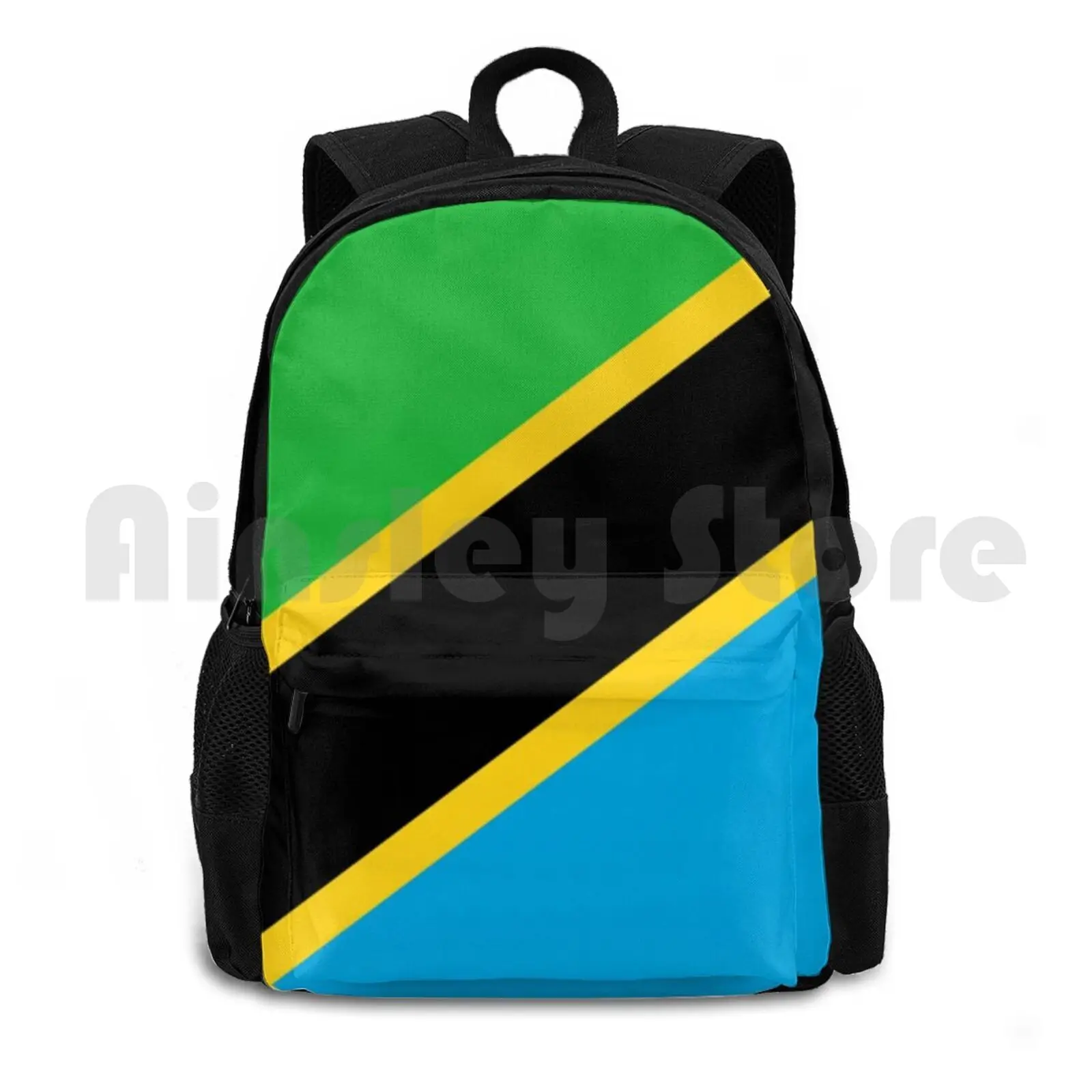 

Tanzania. Flag Of Tanzania. Tanzanian Flag. African Flags , Africa. Outdoor Hiking Backpack Waterproof Camping Travel Tanzania