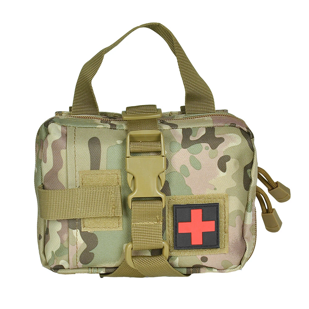 QD Tactical Molle First Aid Pouch Bag Empty EMT Gear Emergency EDC Storage Army Hunting Hiking Camping Adventure Durable Nylon