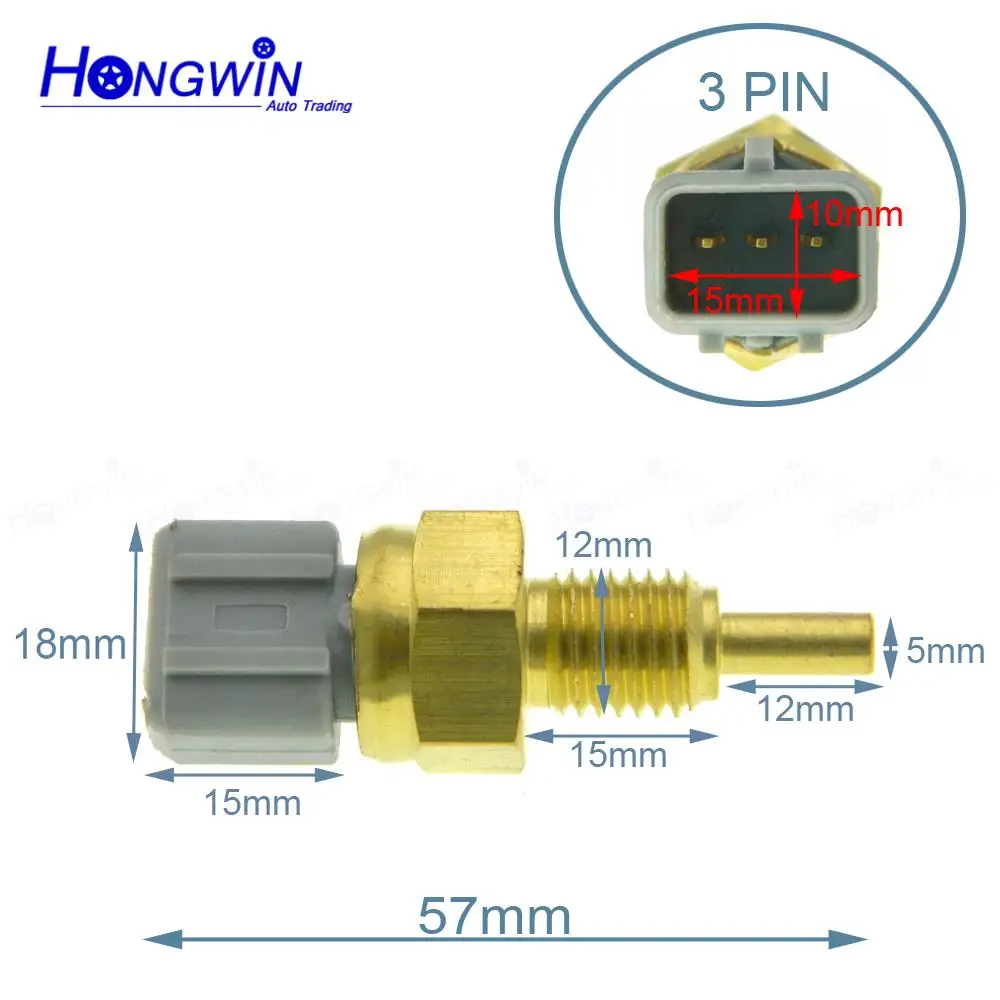 0K50F18840 TXH115 TX115 Coolant Water Temperature Sensor Connector Fits Kia Spectra Rio Carnival K2900 Sedona Shuma Chery 99~05