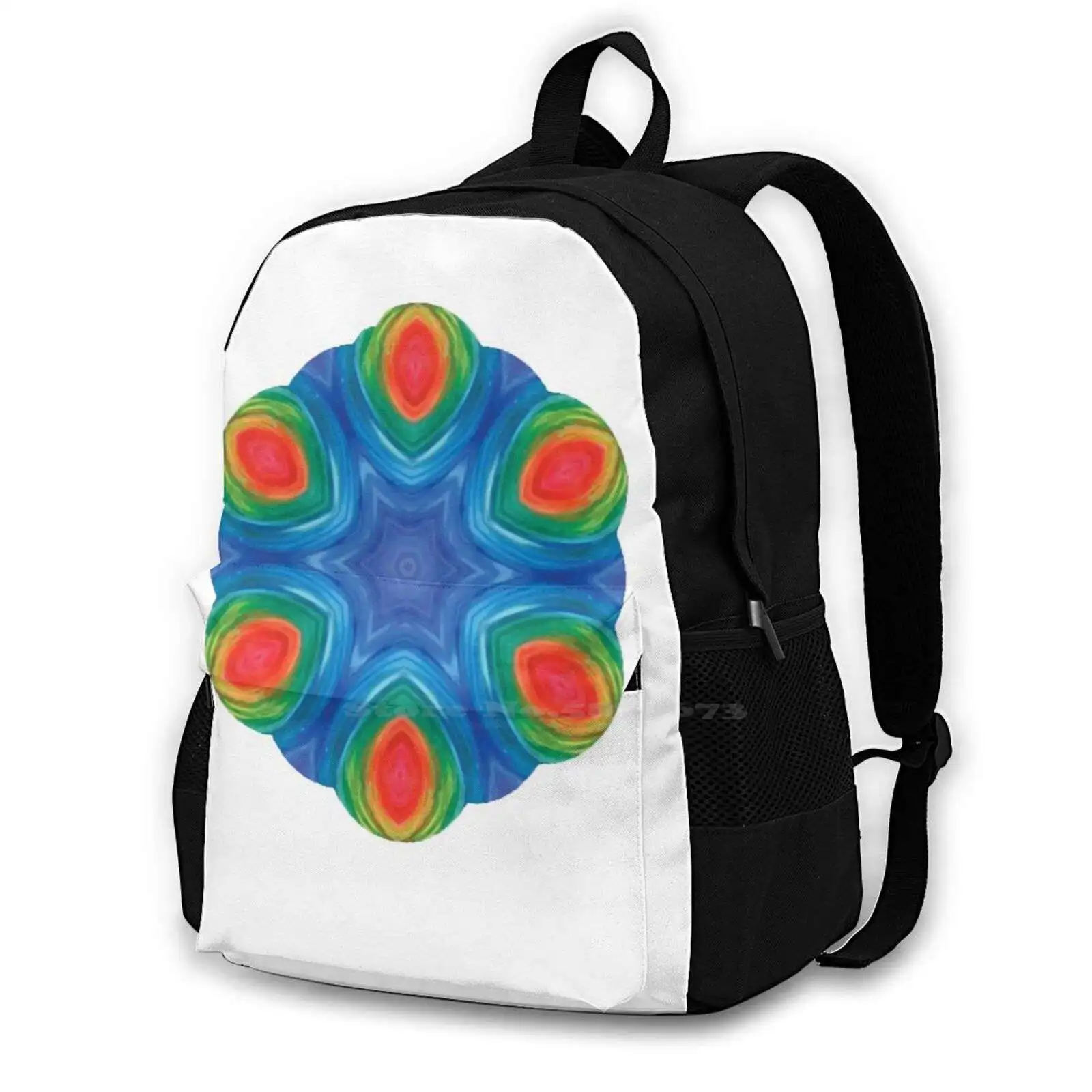 

Дизайнерский рюкзак Up & up с 3d принтом, Повседневная сумка Up Kaleidoscope Blue