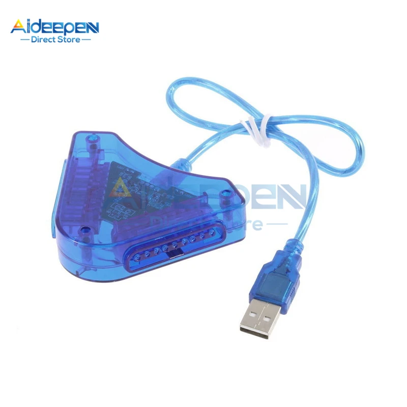 USB2.0 PS PS2 Để Giao Tiếp PC Cáp Cho PS1 PS2 PSX Với Máy Tính USB Bộ Điều Khiển Kép Playstation 2 Máy Tính USB Joypad Bộ Điều Khiển Trò Chơi
