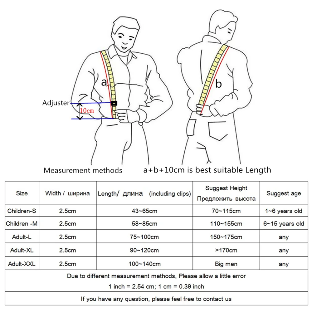 Suspender Disesuaikan Anak-anak Dewasa Motif Ceri Merah Modis Suspender Lebar 2.5Cm Kawat Gigi Y-back Elastis 5 Ukuran untuk Seluruh Pesta Keluarga