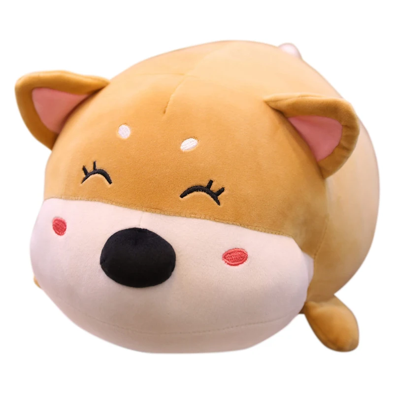 Cute Shiba Inu doll fat puppy soft toy giant cartoon corgi dog sleeping pillow for chilrend girl birthday gift 39inch 100cm