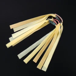 5PCS 0.4-2mm Slingshot Hunting Powerful Flat Rubber Band High Elasticity Outdoor Catapult Sports Profession Shooting Accessories