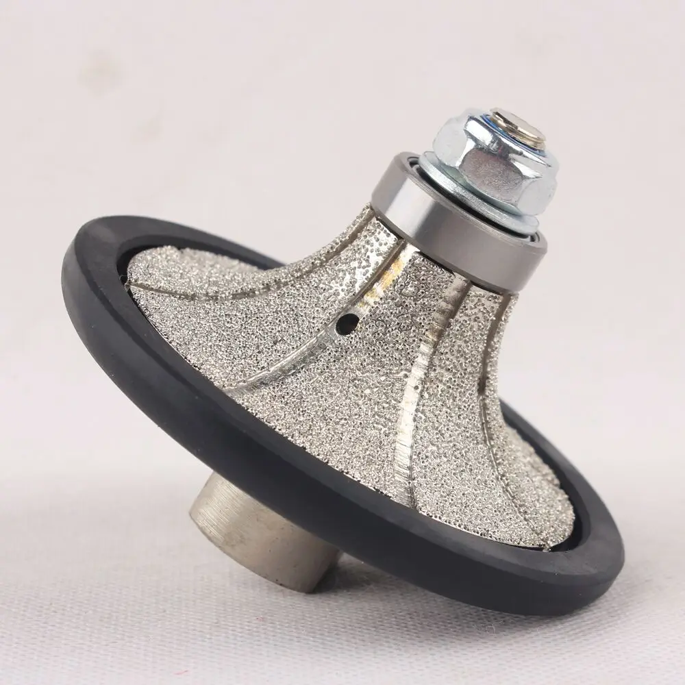 Raizi mola a profilo diamantato Demi bullnose per marmo granito 5/10/13/20/25/30mm punte per Router di profilatura brasate sottovuoto