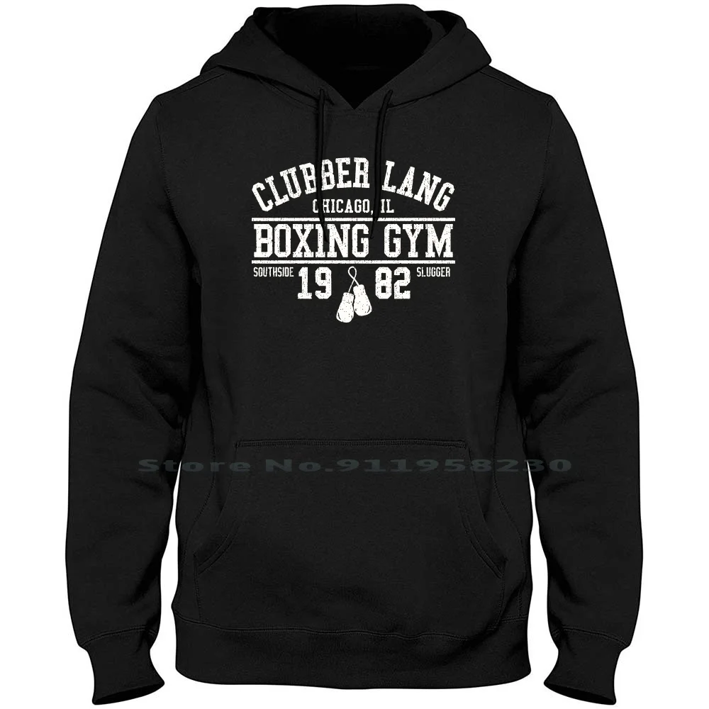 Мужская толстовка с капюшоном Clubber Lang для бокса и спортзала, свитер большого размера 6XL, хлопковая иллюстрация, популярный тренд, с портом порта, клуба, Лидер продаж, спортивный костюм Ox Me