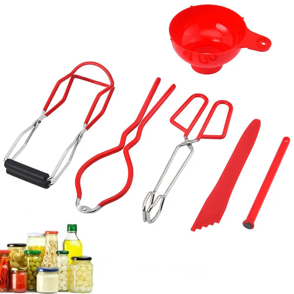 Canning ToolsCanning Supplies Starter Kit For Beginners Fun Canning Making Kit 6 PCs Tools In Set Canning Accessories Equipment