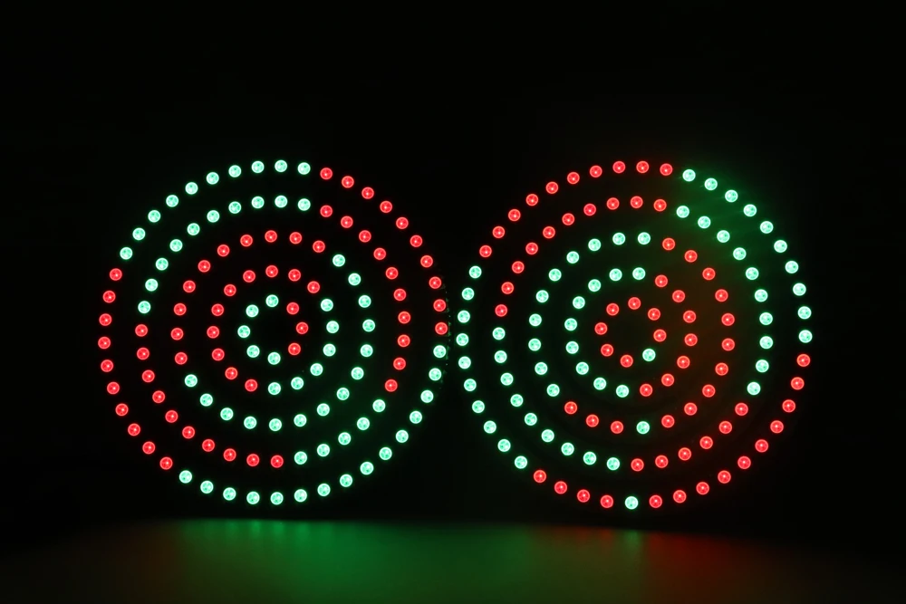 WS2812b LED-Ring Adressierbar 8/16/24/35/45 LEDs 5050 RGB LED-Diodenring Farbige IC-Eingebaute LED – Detail 11