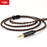 TRN T4 8 Core OCC Single crystal copper cable Earphones Cable 2PIN\\MMCX Connector For TRN VX V90 BA5 V80 For BL03 BQ3 T4 T2 DT6