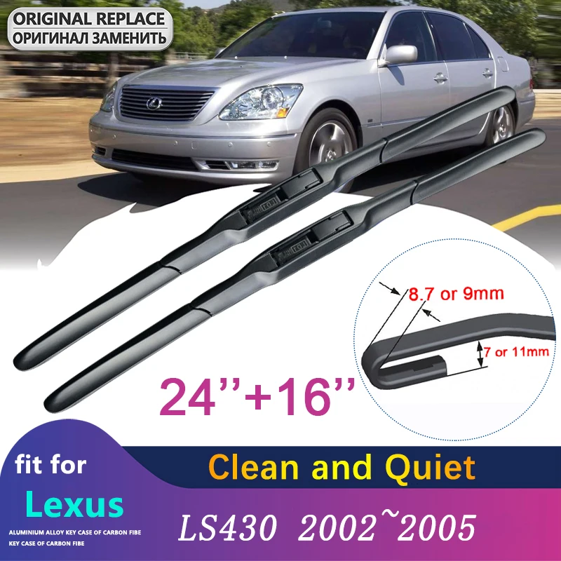 

Car Wiper Blades for Lexus LS XF30 LS430 2001~2006 Front Window Windscreen Windshield Wipers Car Accessories 2002 2003 2004 2005