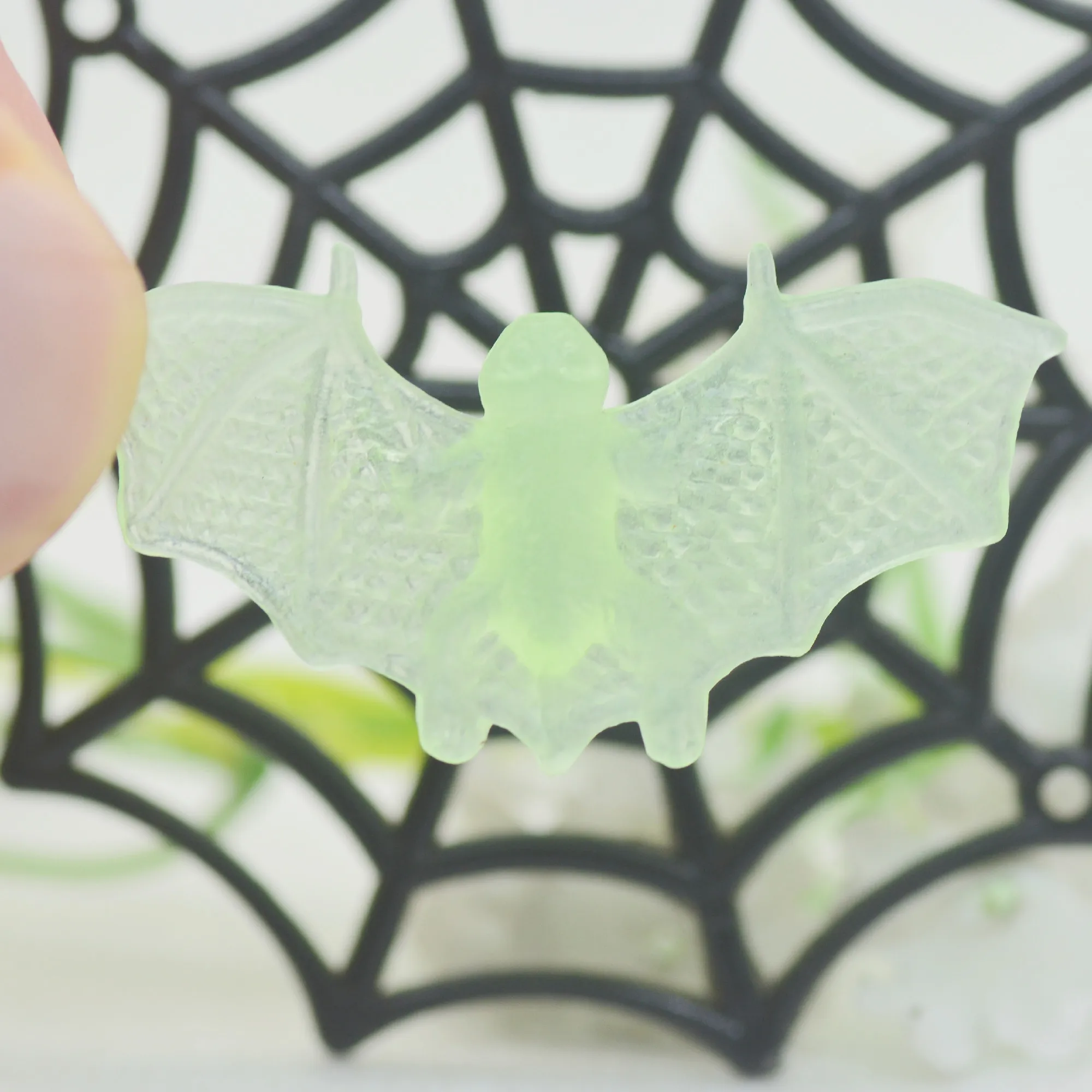 Halloween Spider & Bat Miniatures, Party Decoration Supplies,Scrapbook Embellishments,Halloween Paper Crafts Materials