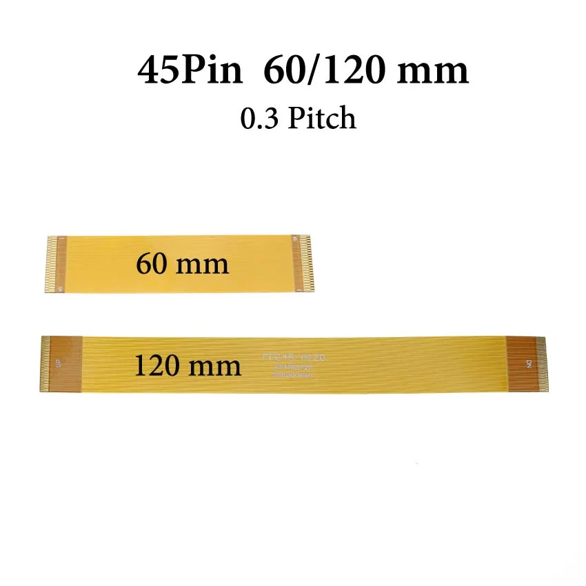 cltgxdd Gold plated FPC Connector cable Line 13 21 23 25 27 31 33 39 45 51 Pin FFC FPC Flexible Flat Ribbon Cable Pitch 0.3 mm