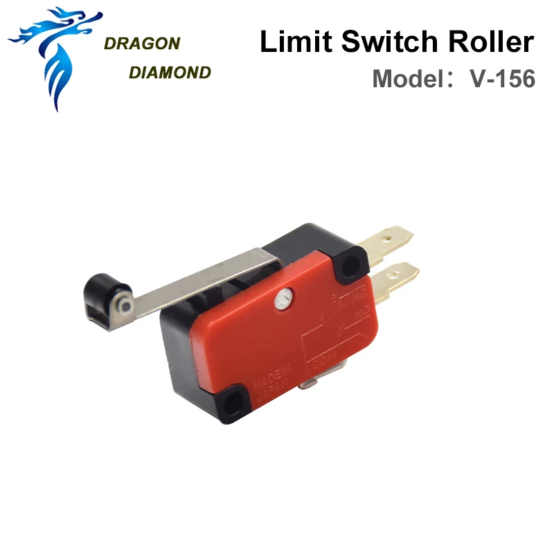 Co2 High Quality Laser Limit Switch Roller V-156 Momentary Micro Switch Long Handle For Co2 Laser Engraving Machine